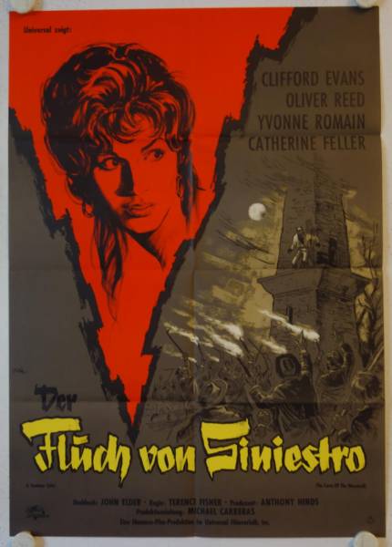 The Curse of the Werewolf original release german movie poster